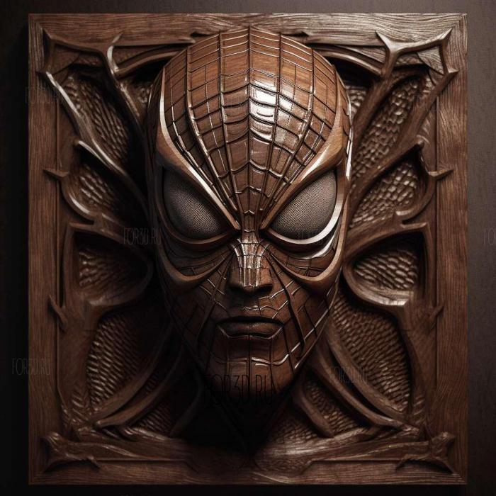 stl Spider Man 3 The Enemy in Reflection movie 3 stl model for CNC