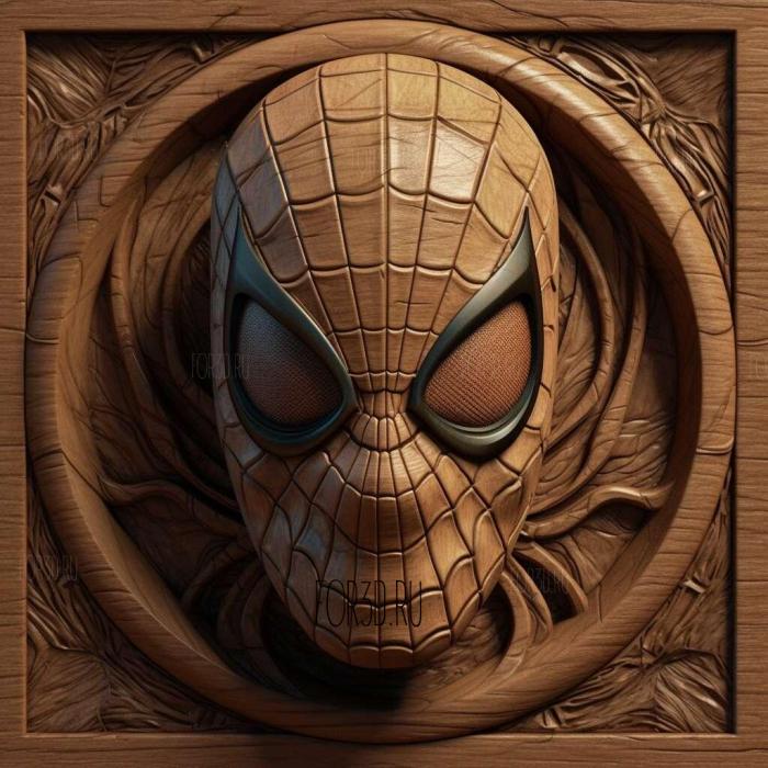 stl Spider Man 3 The Enemy in Reflection movie 4 stl model for CNC