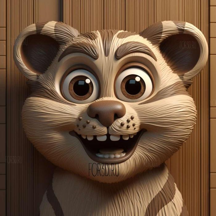 stl Talking Tom Shorts series 2 stl model for CNC