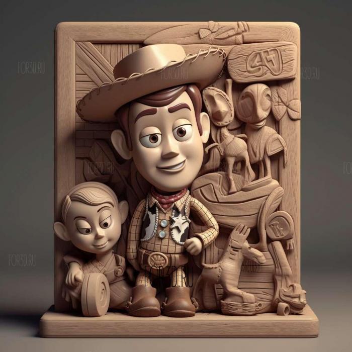 stl Toy Story 4 cartoon 3