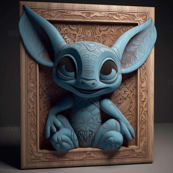 Nani Pelekai Lilo Stitch 1 stl model for CNC