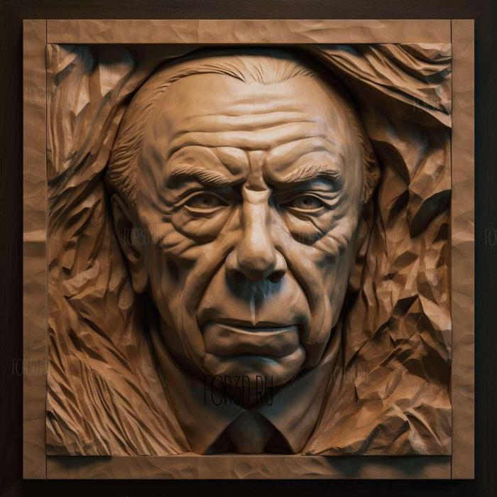 Aleph Jorge Luis Borges 1945 4 stl model for CNC