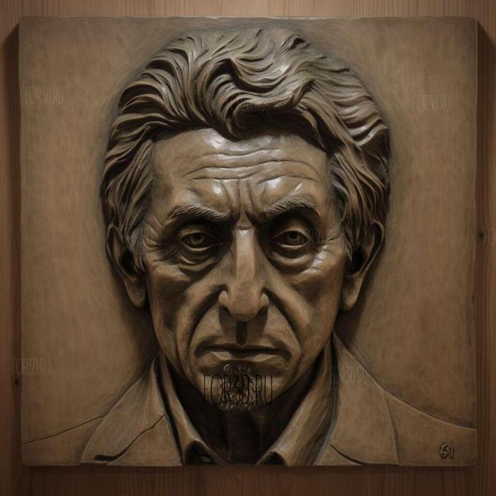 Frank SerpicoSerpicoAl Pacino 1 stl model for CNC