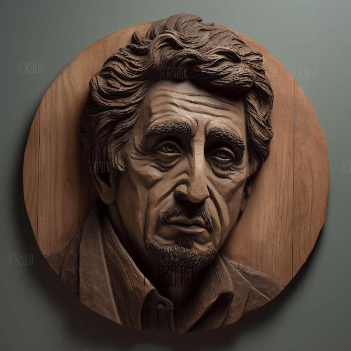 Frank SerpicoSerpicoAl Pacino 3 stl model for CNC