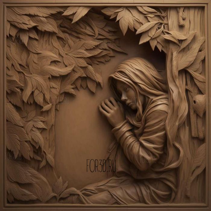 Hide and seek movie 1 stl model for CNC