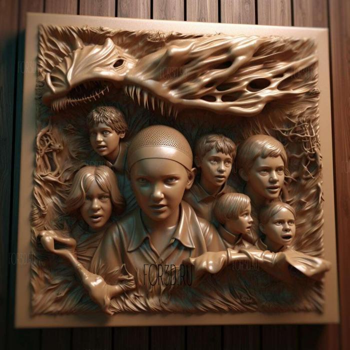 Stranger Things 3 The Game 1 stl model for CNC