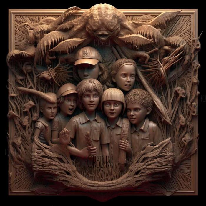 Stranger Things 3 The Game 3 stl model for CNC
