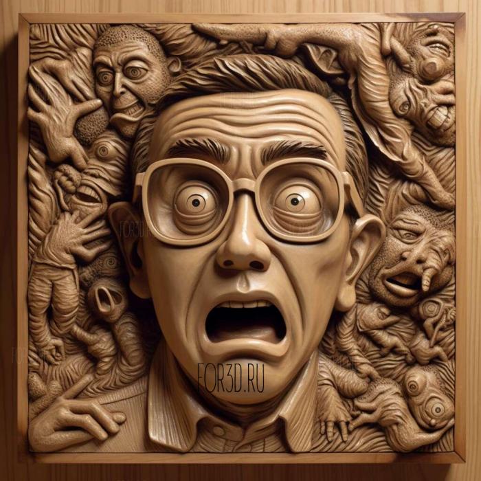 stl The Angry Video Game Nerd TV series 4 stl model for CNC