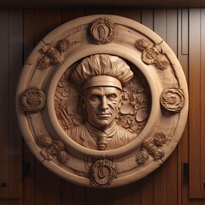 Hells Kitchen TV series 4 stl model for CNC