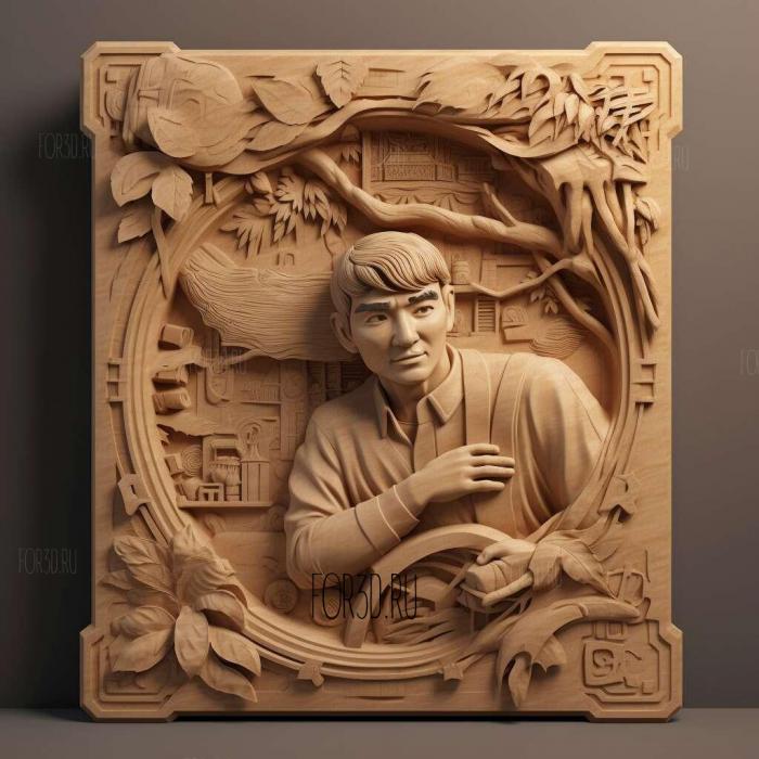 Jackie Chan Adventures TV series 3 stl model for CNC