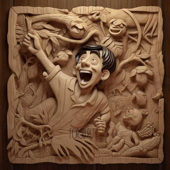 Jackie Chan Adventures TV series 4 stl model for CNC