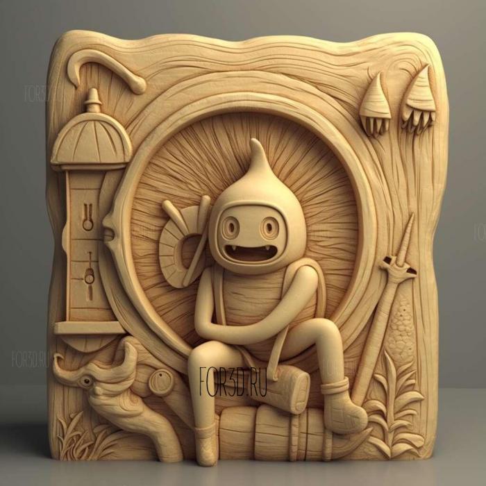 Adventure Time with Finn Jake TV series 1 stl model for CNC