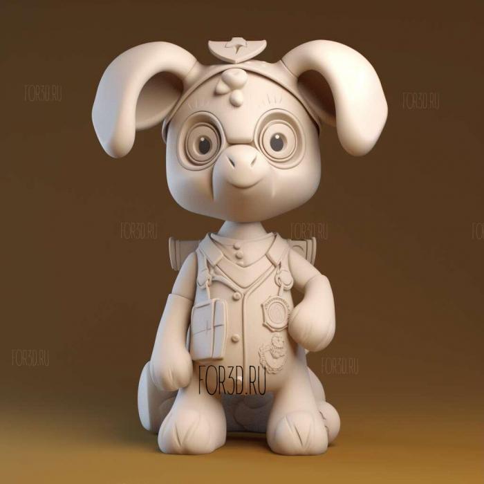 st Lammy from Doctor Plush 2 stl model for CNC