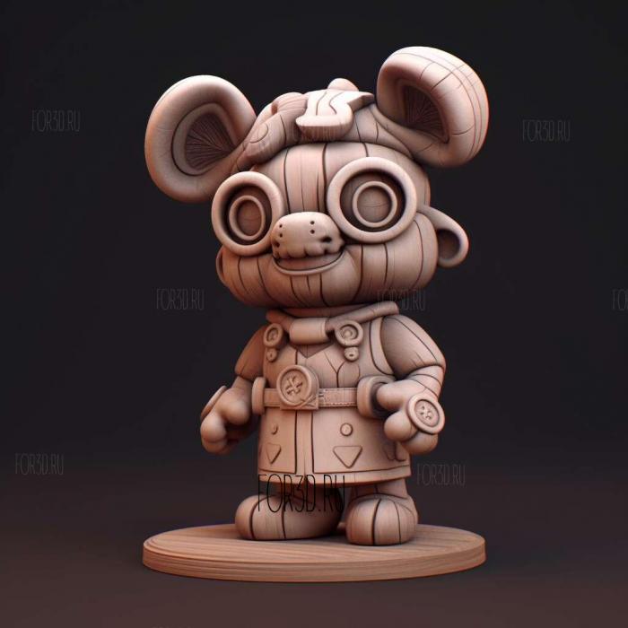 st Lammy from Doctor Plush 3 stl model for CNC