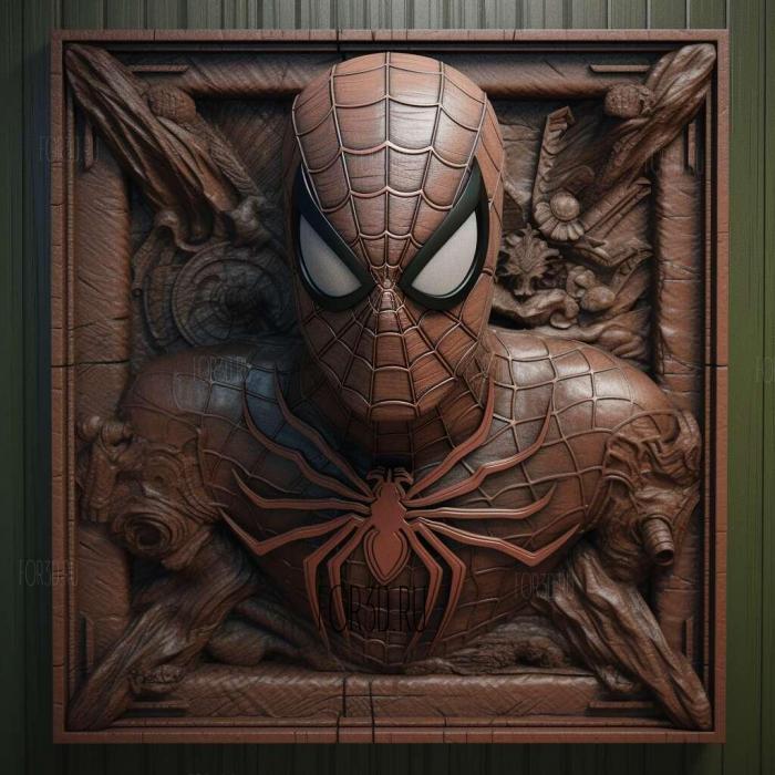 Marvels Spider Man Remastered 3 stl model for CNC