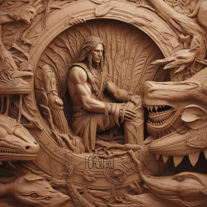 John Carter movie 3 stl model for CNC