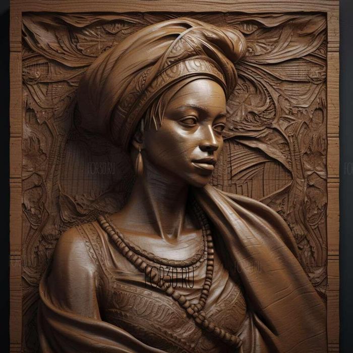 stl True Women series 3 stl model for CNC