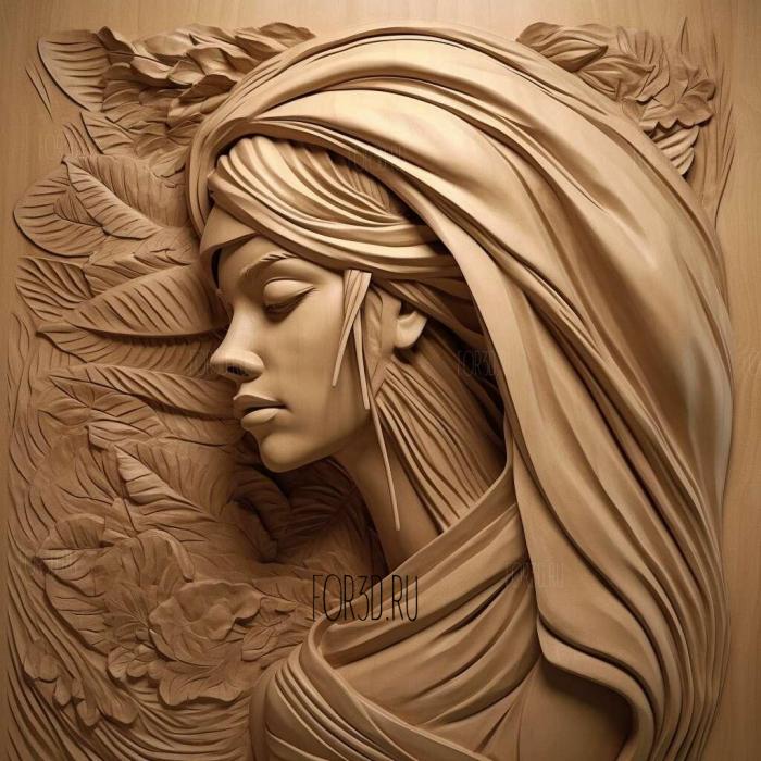 stl True Women series 4 stl model for CNC
