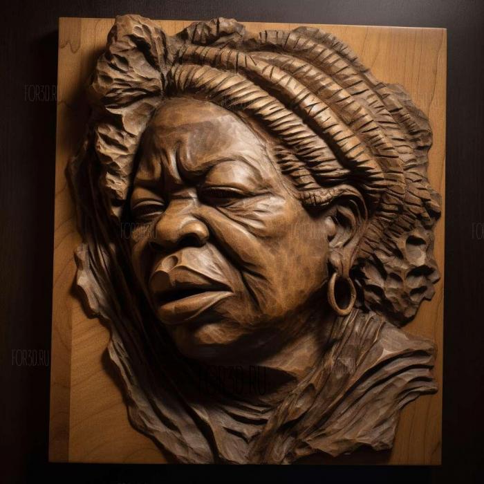 Beloved Toni Morrison 1987 3 stl model for CNC