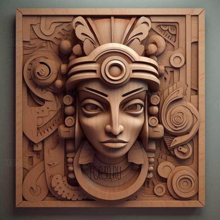 stl Turanga Leila FROM Futurama 3 stl model for CNC