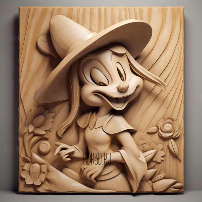 st Penelope from Looney Tunes 1 3d stl модель для ЧПУ