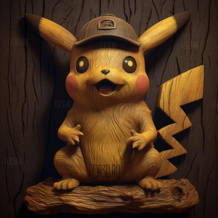 st Pikachu from Pokemon Detective Pikachu 2