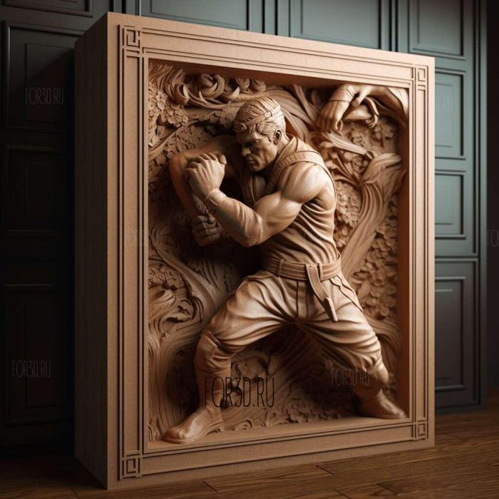 Shadowboxing 2 Revenge movie 2 stl model for CNC