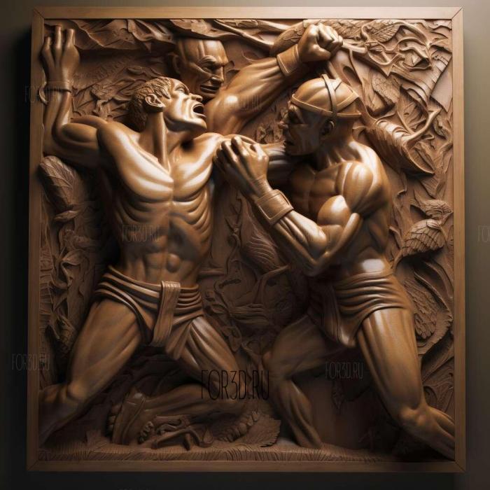 Shadowboxing 2 Revenge movie 4 stl model for CNC