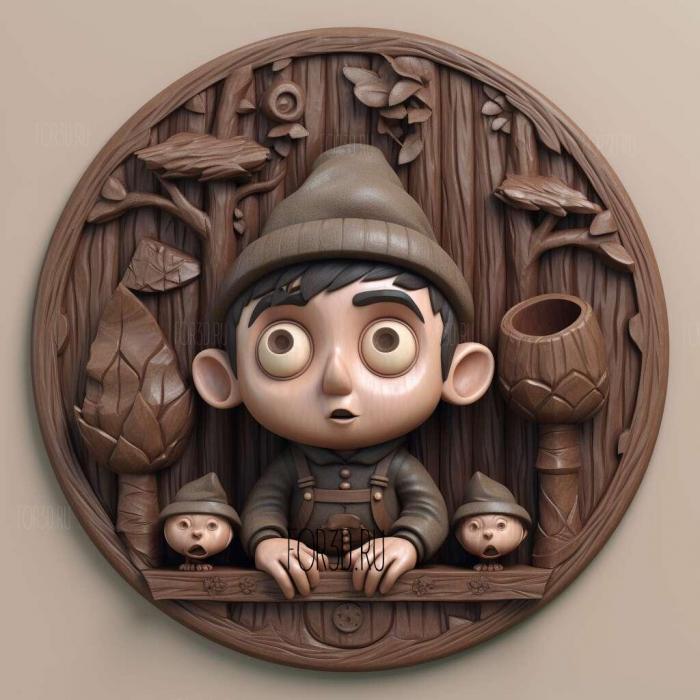 Over the Garden Wall TV series 2 stl model for CNC