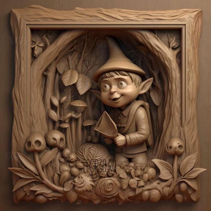 Over the Garden Wall TV series 4 stl model for CNC