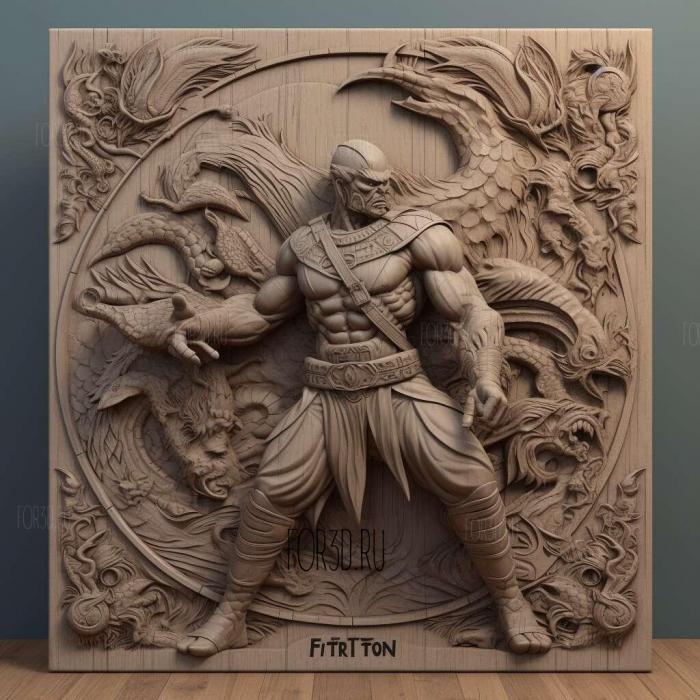 Iron Fist TV series 2 stl model for CNC