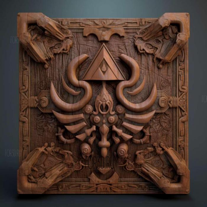 The Legend of Zelda Ocarina of Time 3D 3 stl model for CNC