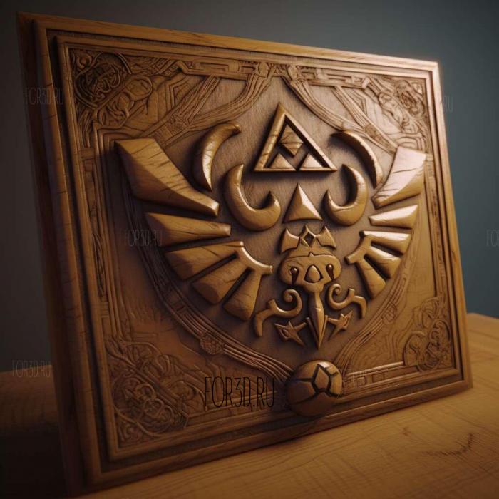 The Legend of Zelda Ocarina of Time 3D 4 stl model for CNC