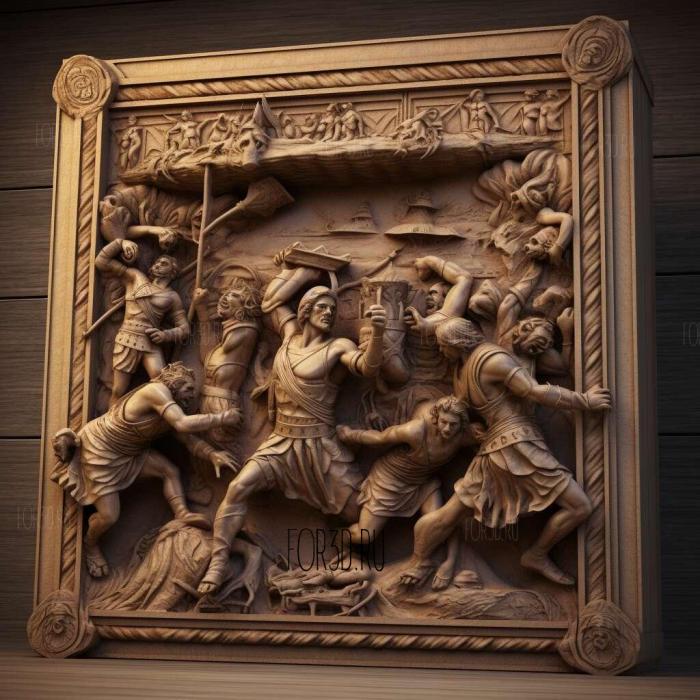 stl Spartacus TV series 1 stl model for CNC