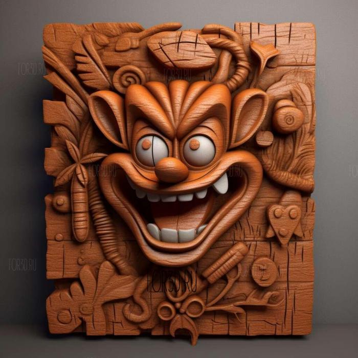 Crash Bandicoot N Sane Trilogy 3 stl model for CNC