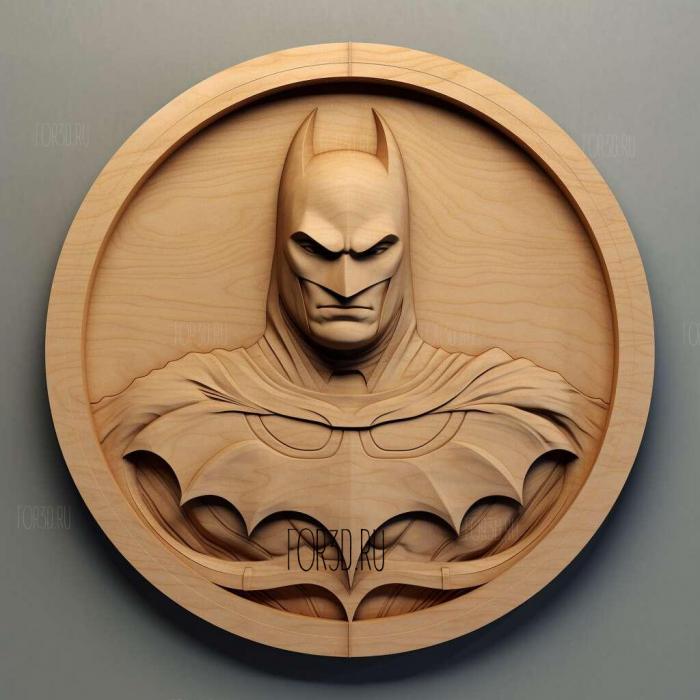 Batman The Brave and the Bold series 2 stl model for CNC