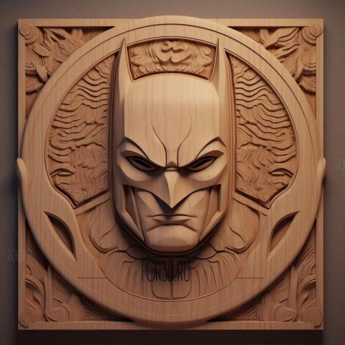 Batman The Brave and the Bold series 3 stl model for CNC