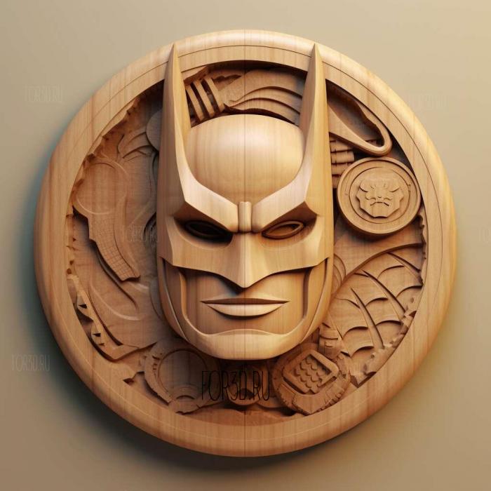 Batman The Brave and the Bold series 4 stl model for CNC