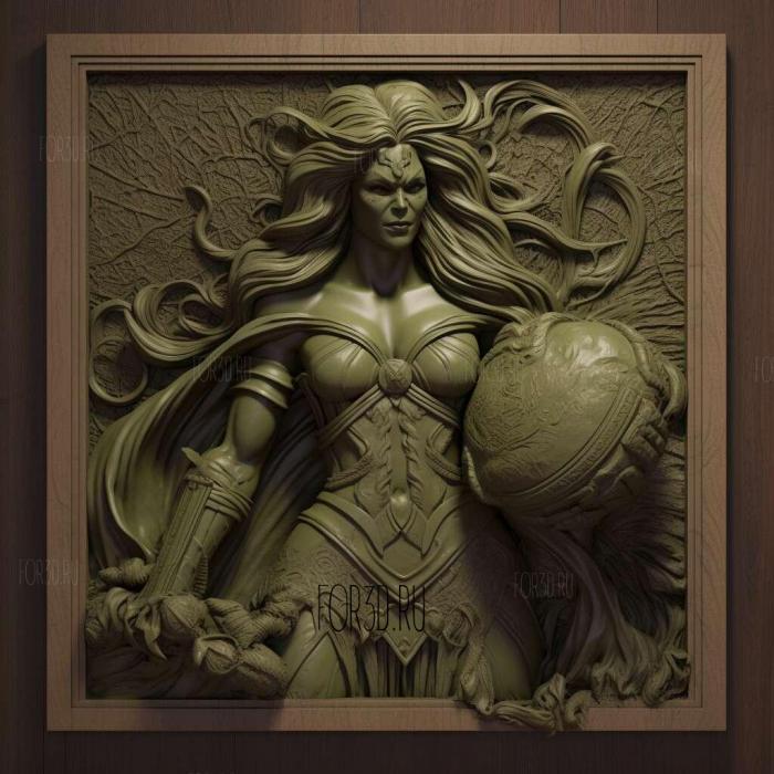 She Hulk Attorney at Law series 4 stl model for CNC