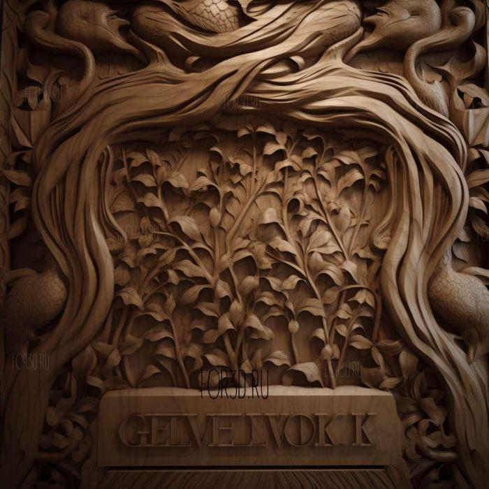 Hemlock Grove TV series 2 stl model for CNC