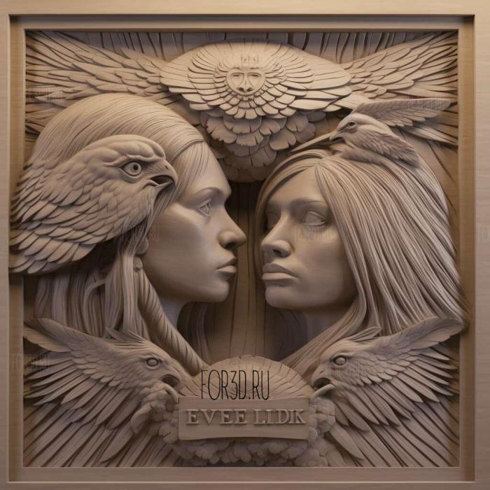 Hemlock Grove TV series 3 stl model for CNC