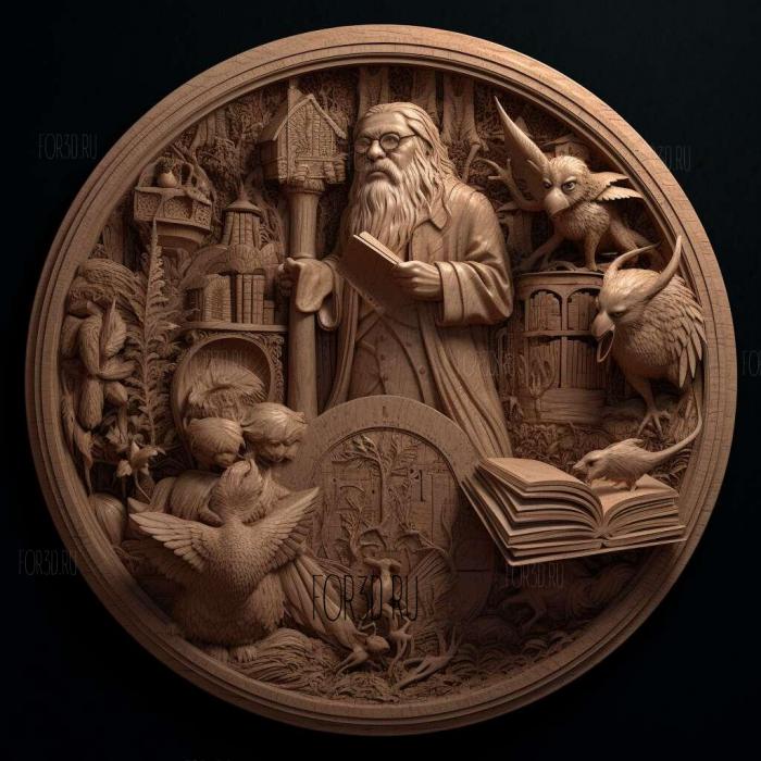 Harry Potter Magic Awakened 3 stl model for CNC