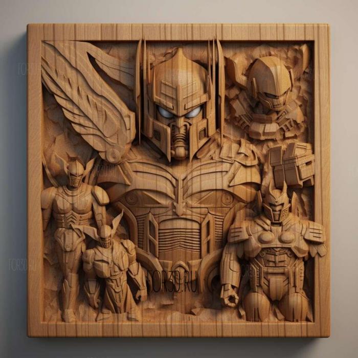 Transformers Robots in Disguise TV series 1 stl model for CNC
