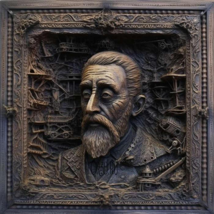 stl The Heart of Darkness Joseph Conrad 1899 3 stl model for CNC