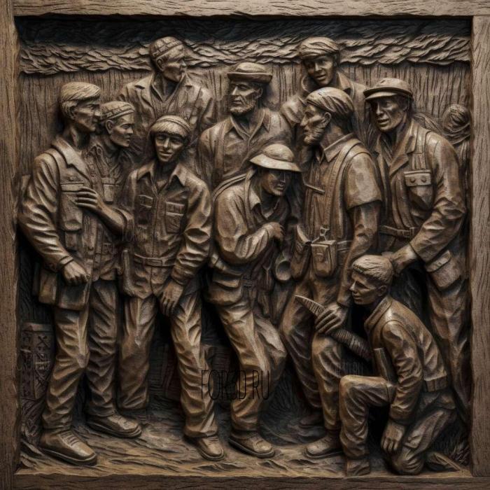 stl The Black Donnellys series 2 stl model for CNC