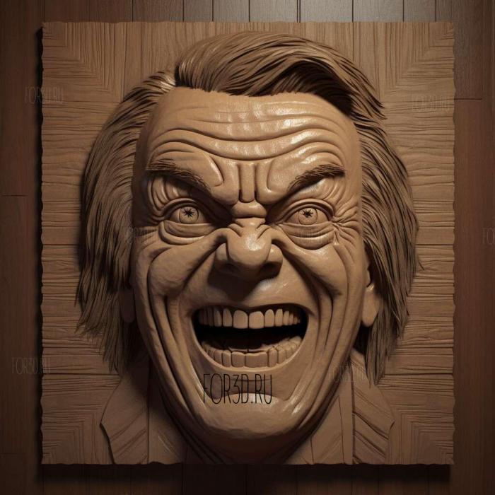 Jack Torrance The ShiningJack Nicholson 1 stl model for CNC