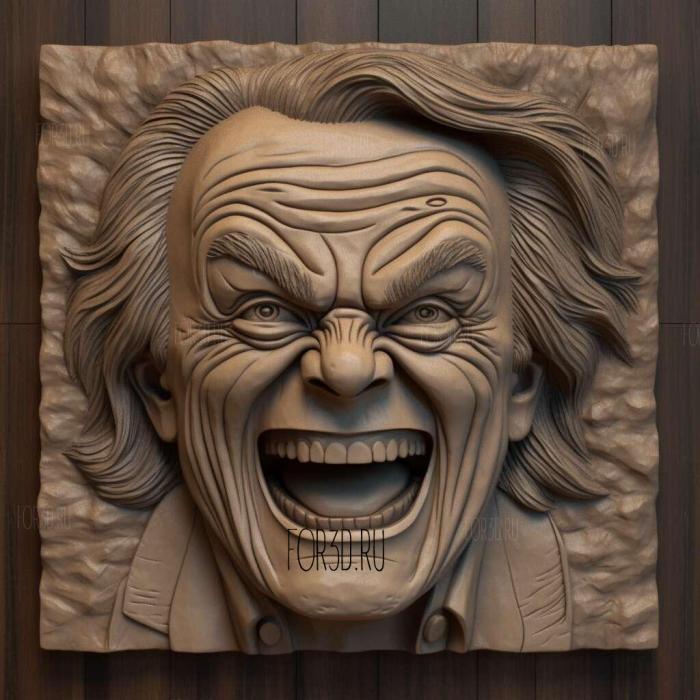 Jack Torrance The ShiningJack Nicholson 3 stl model for CNC