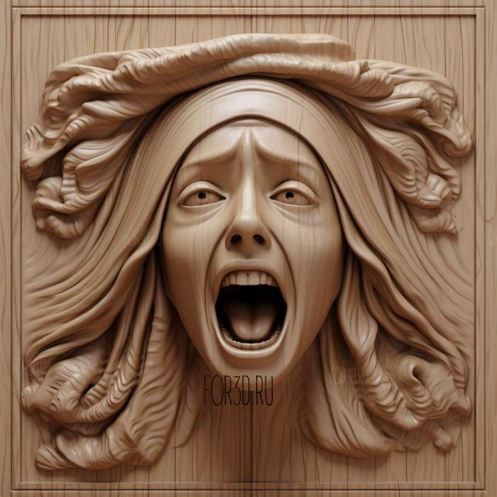 Scream Queens TV series 4 stl model for CNC