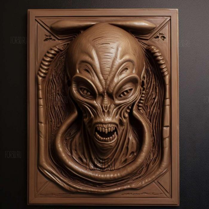 st Alien Alien 1979 1 stl model for CNC