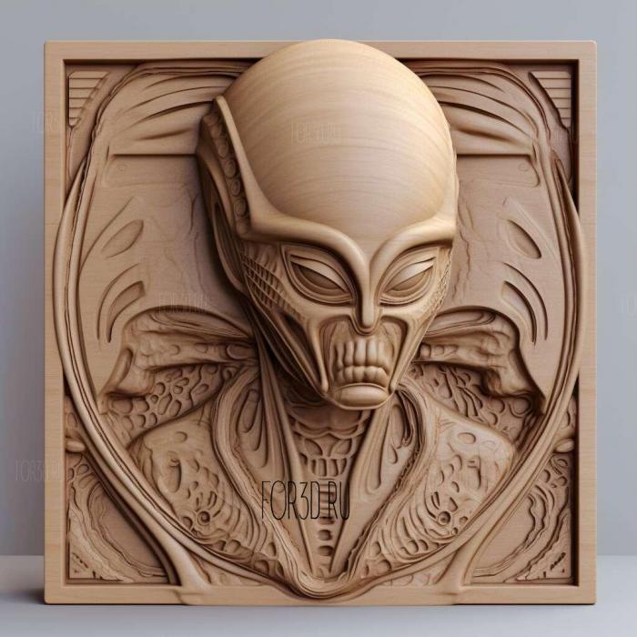 st Alien Alien 1979 2 stl model for CNC